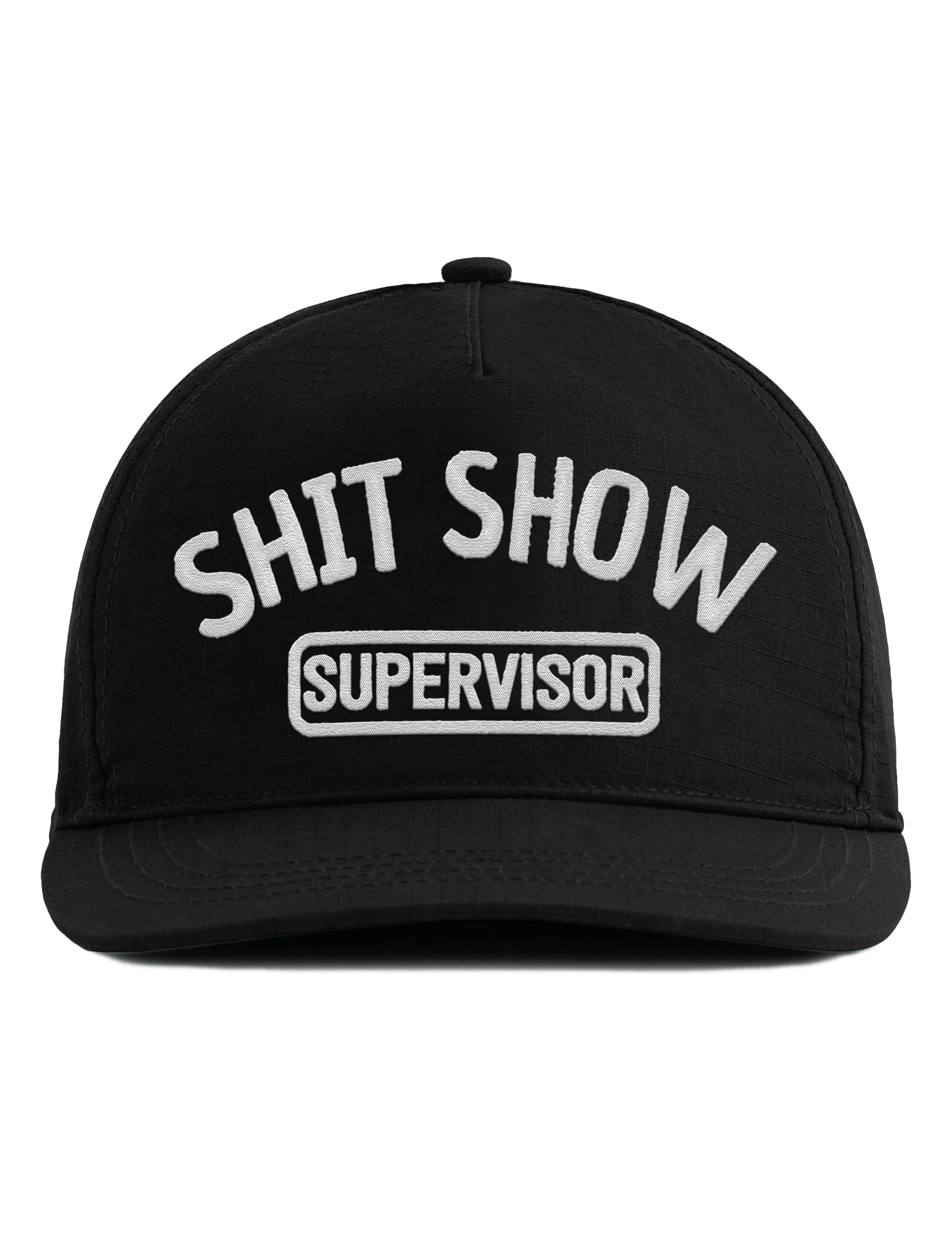 Snapback Cap – Shit Show Supervisor – Unisex Basecap - Bestickt