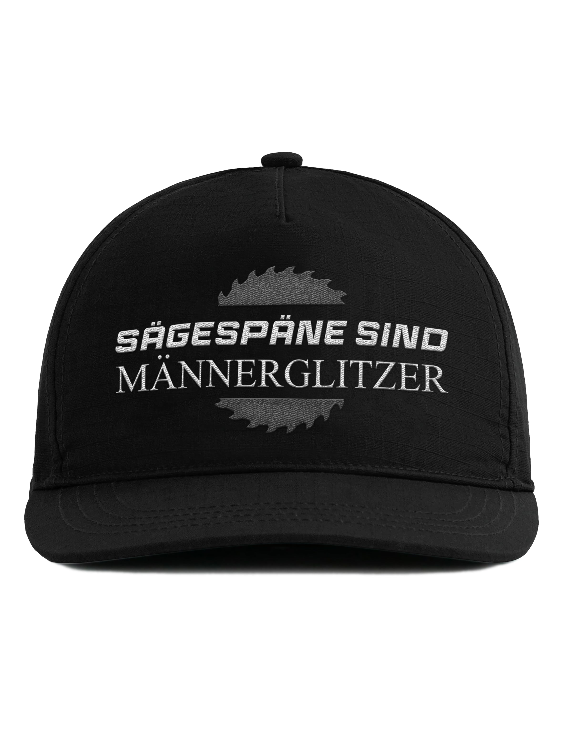 Snapback Cap – Sägespäne sind Männerglitzer – Bestickt – Unisex Basecap