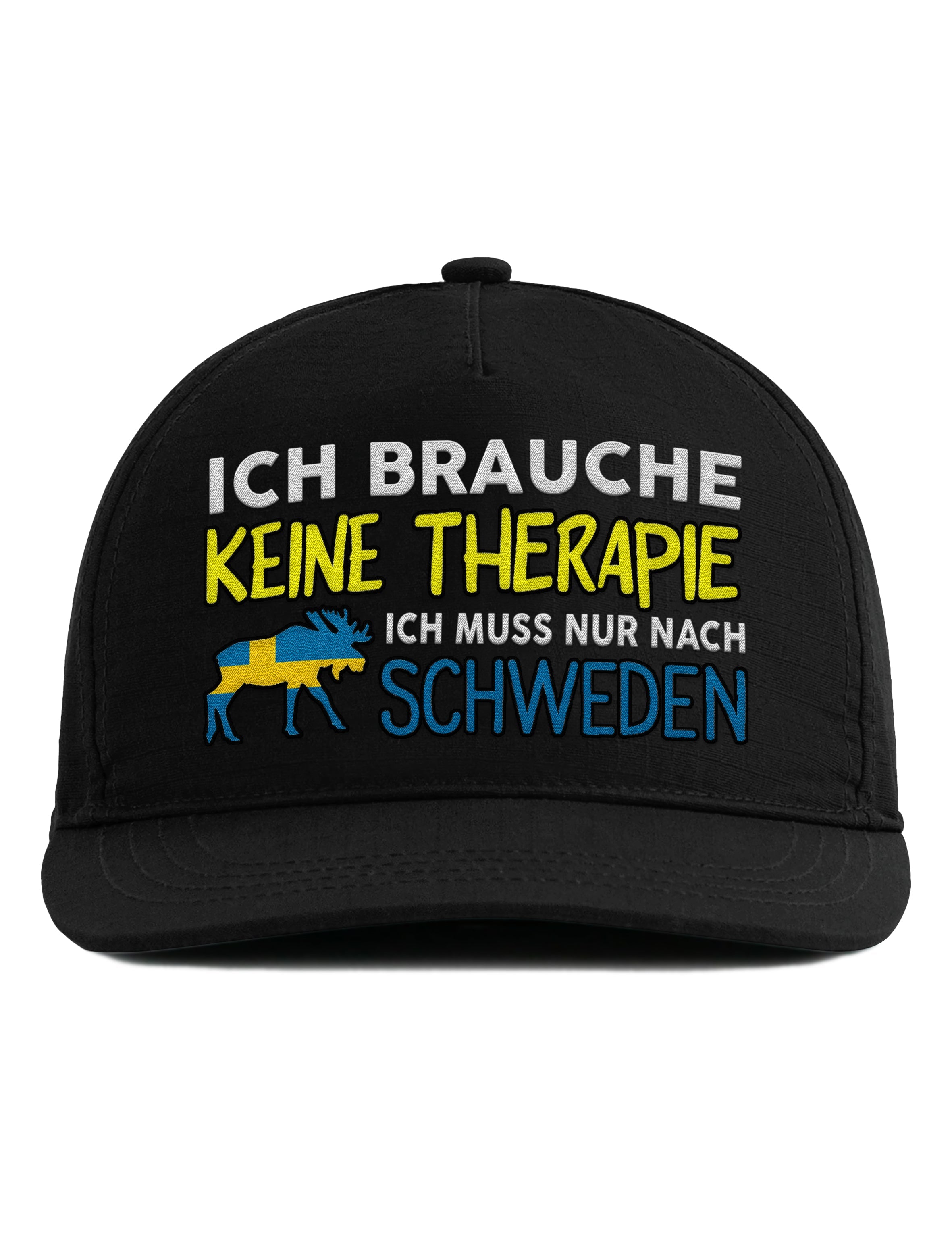 Snapback Cap – Ich muss nur nach Schweden – Unisex Basecap - Bestickt