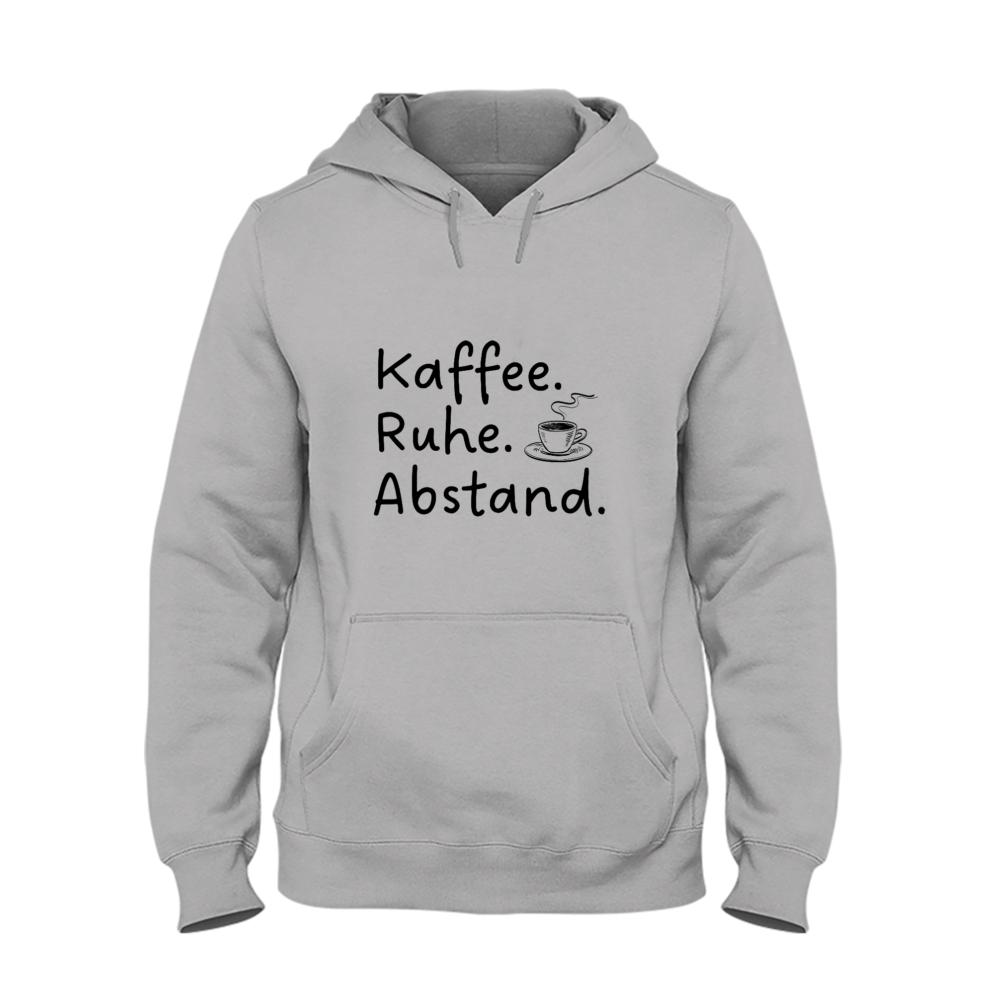 Hoodie Kaffee Ruhe Abstand