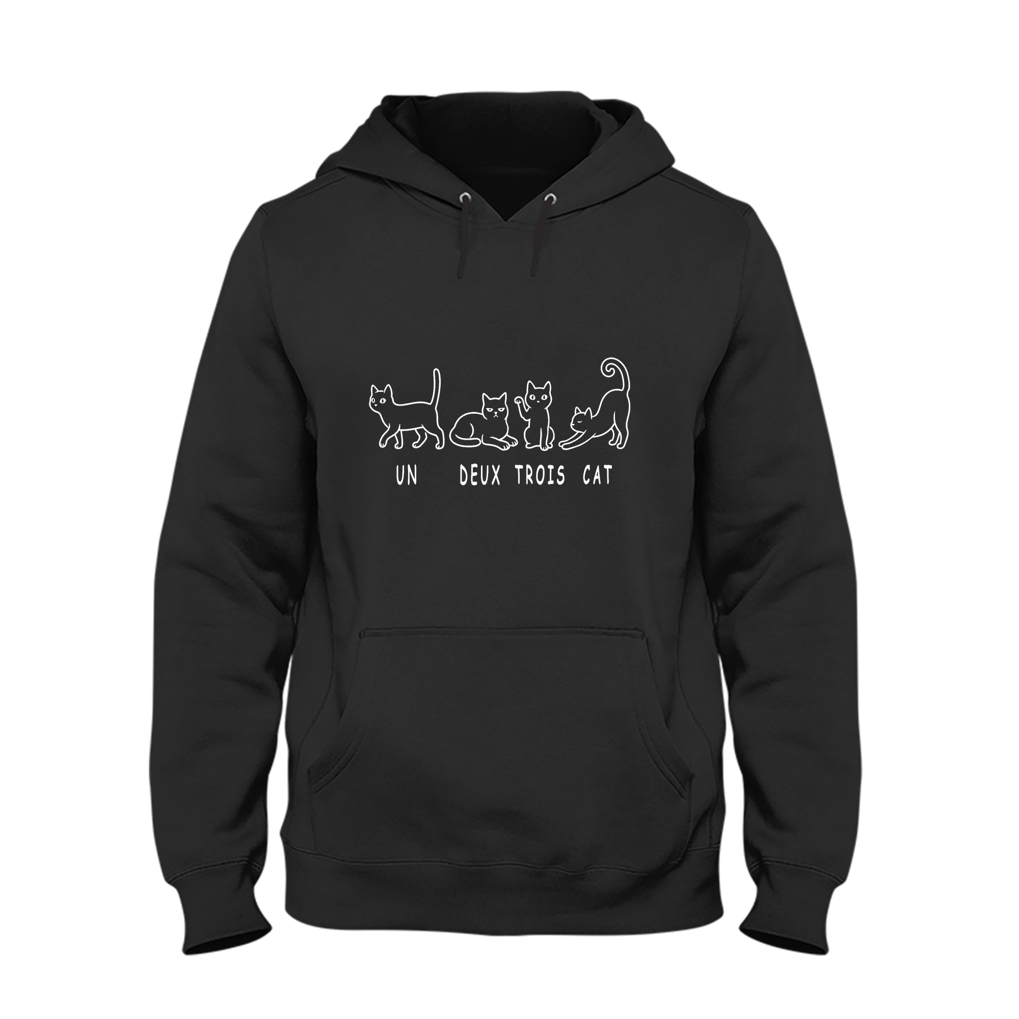 Hoodie un deux trois cat