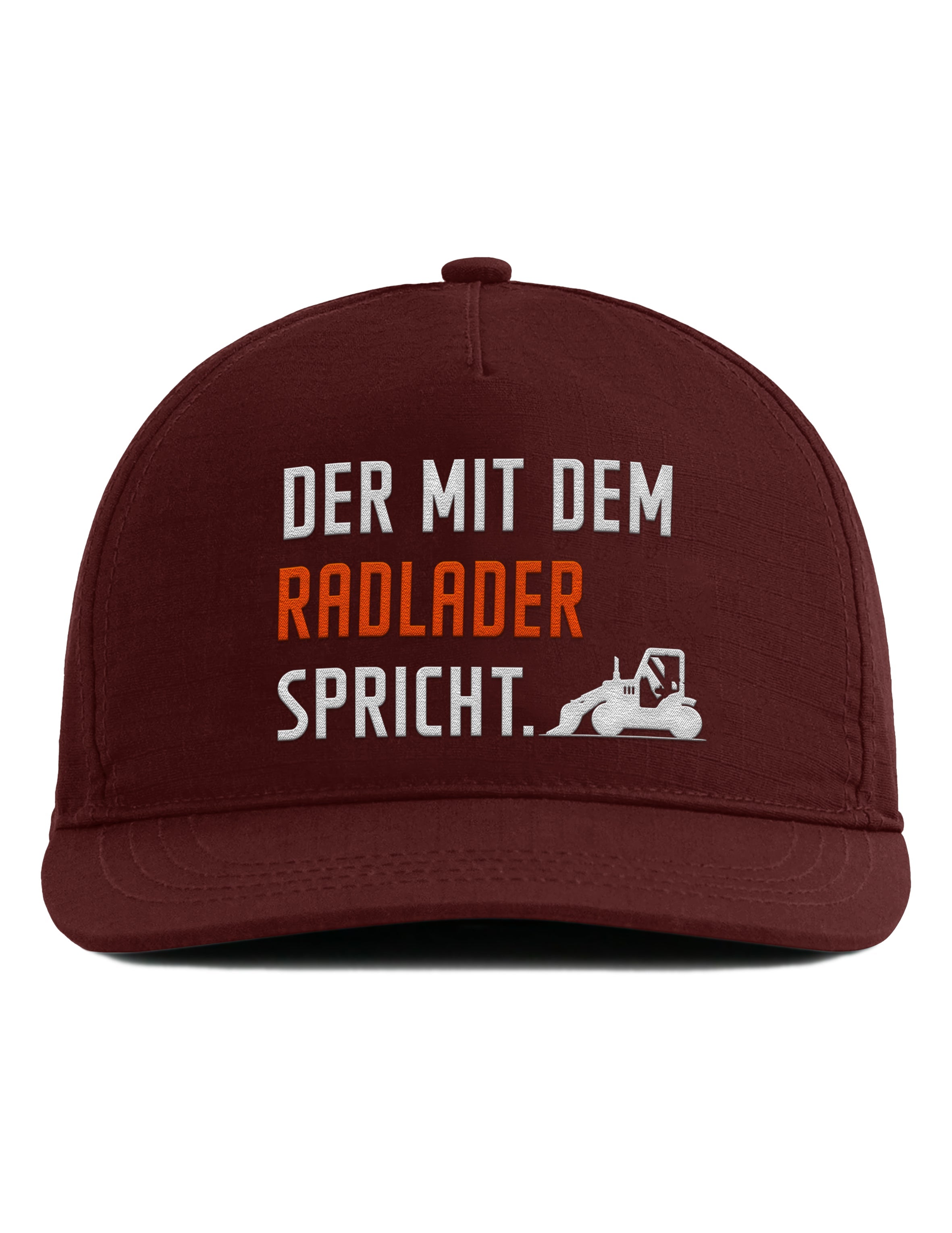 Snapback Cap – Der mit dem Radlader spricht – Bestickt – Unisex Basecap
