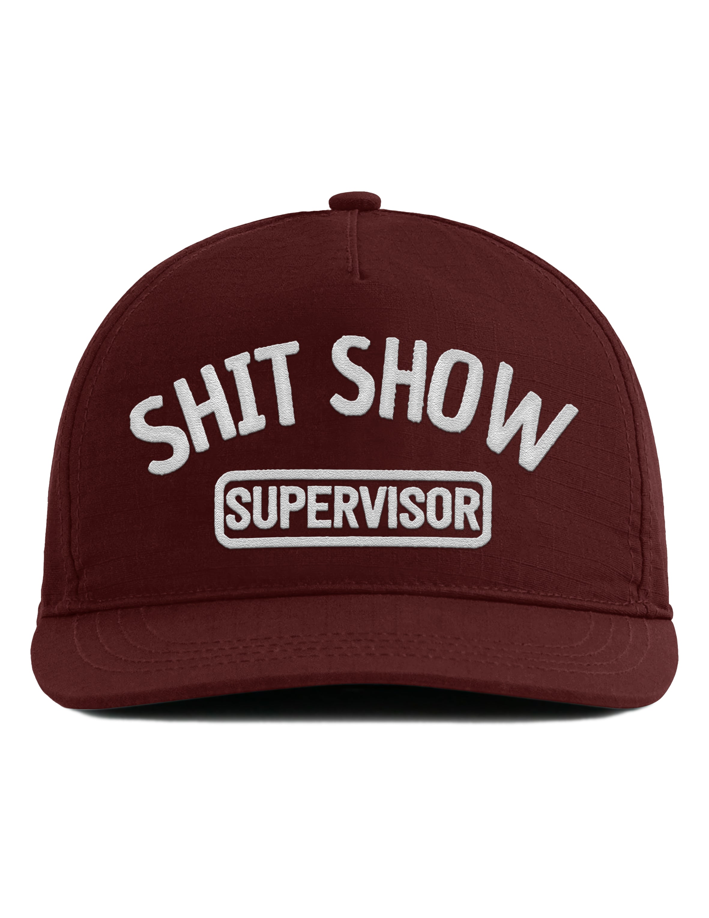 Snapback Cap – Shit Show Supervisor – Unisex Basecap - Bestickt