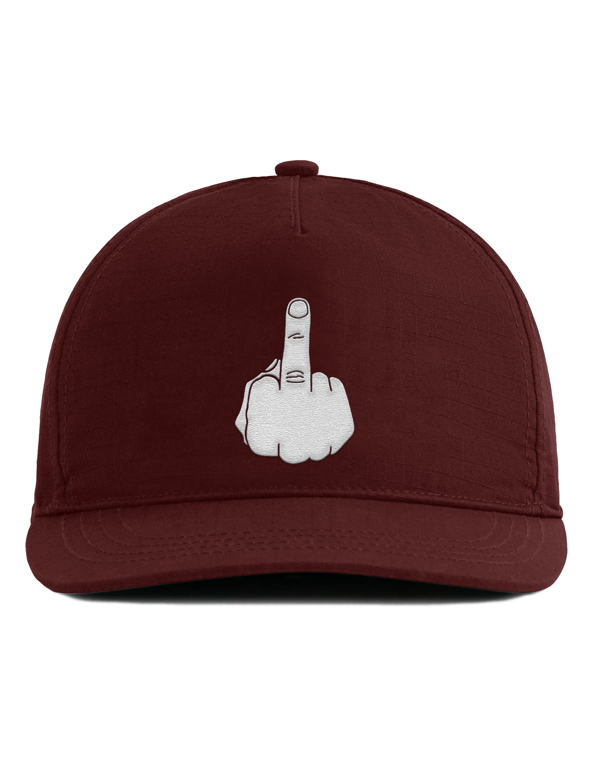 Snapback Cap – Mittelfinger – Unisex Basecap - Bestickt