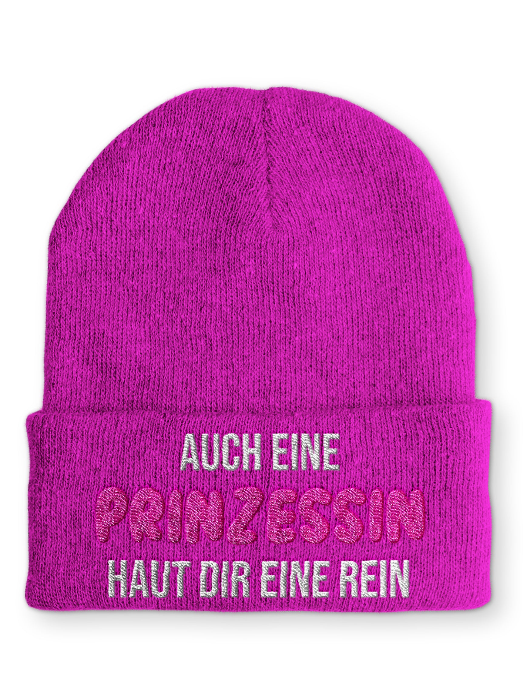 Mütze Auch eine Prinzessin haut dir eine rein