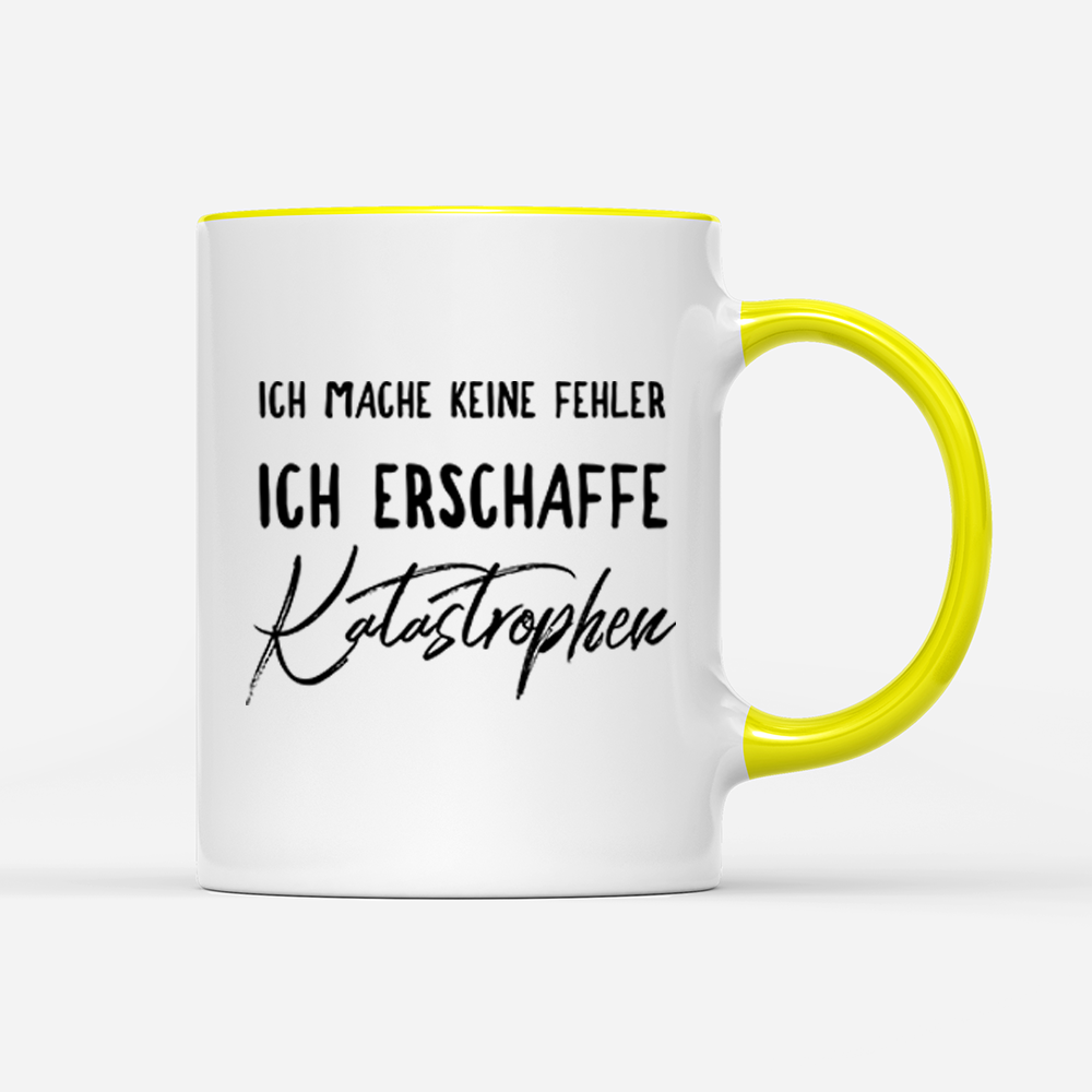 Tasse Ich mache keine Fehler
