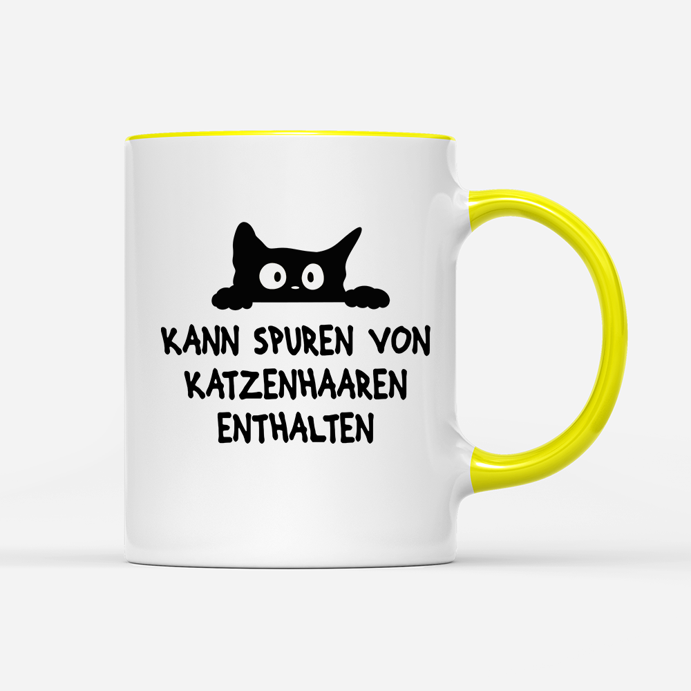 Tasse Kann spuren von Katzenhaaren enthalten