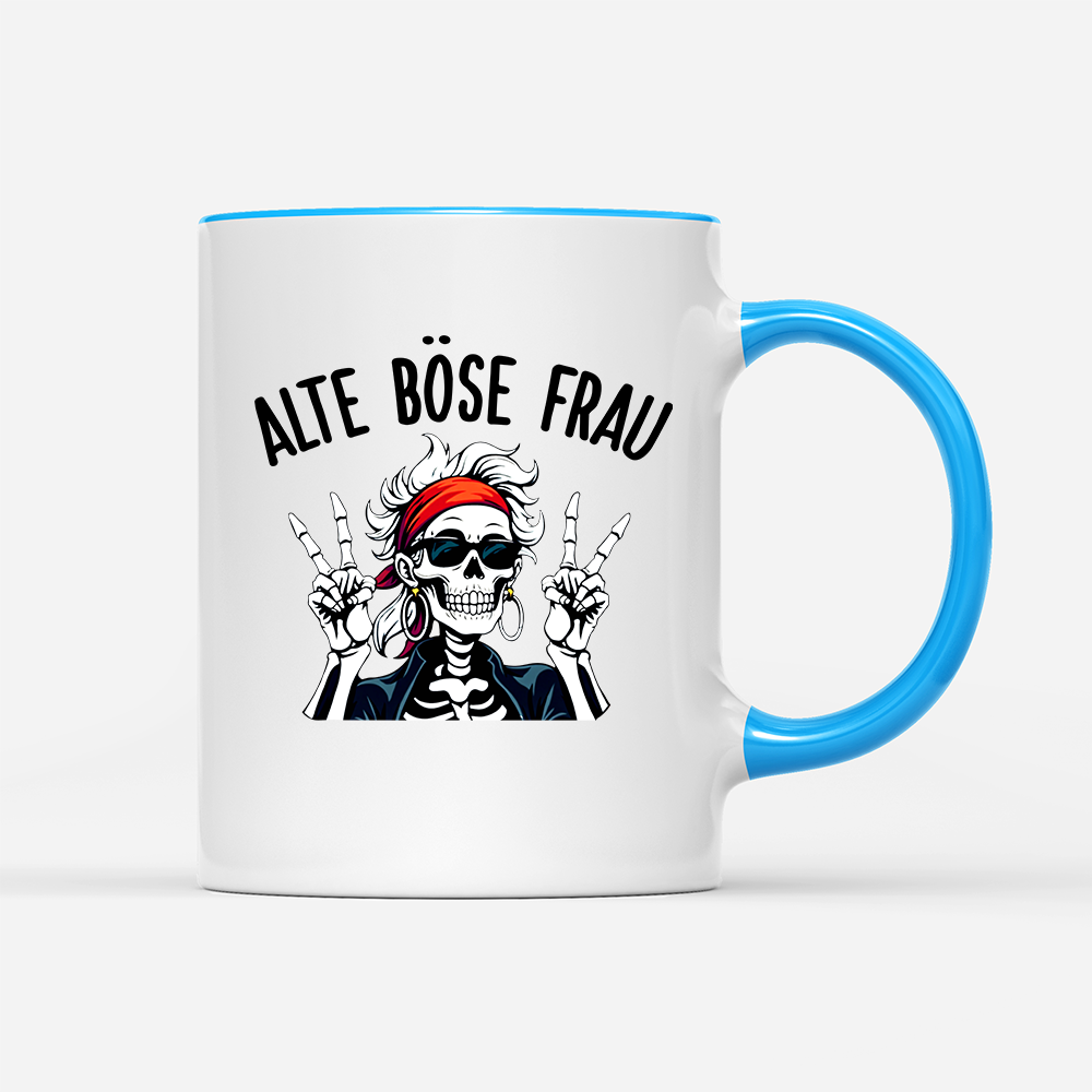Tasse Alte böse Frau