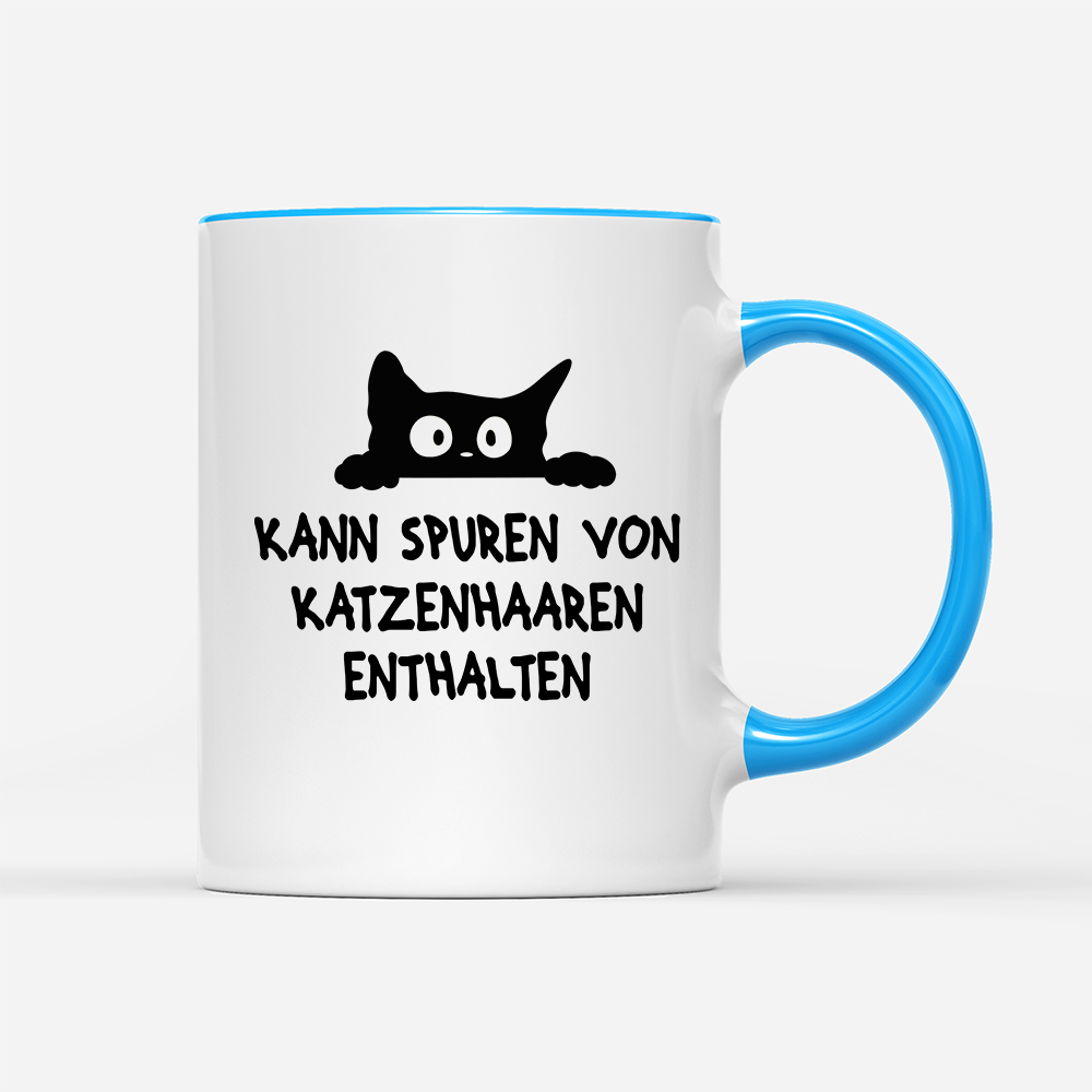 Tasse Kann spuren von Katzenhaaren enthalten