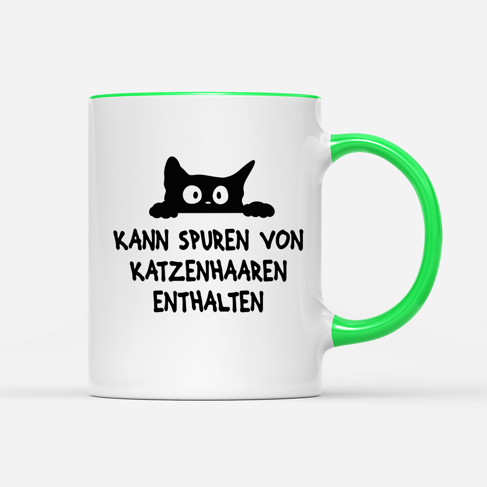 Tasse Kann spuren von Katzenhaaren enthalten