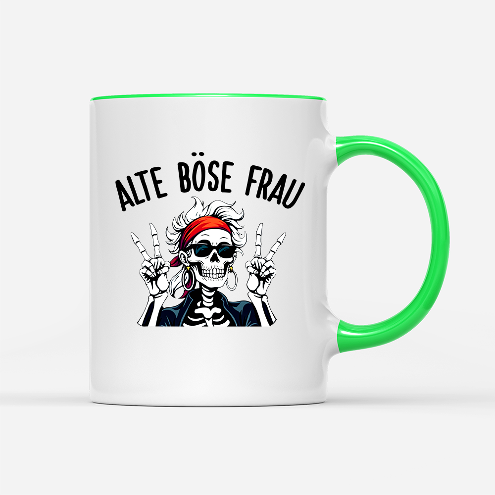 Tasse Alte böse Frau