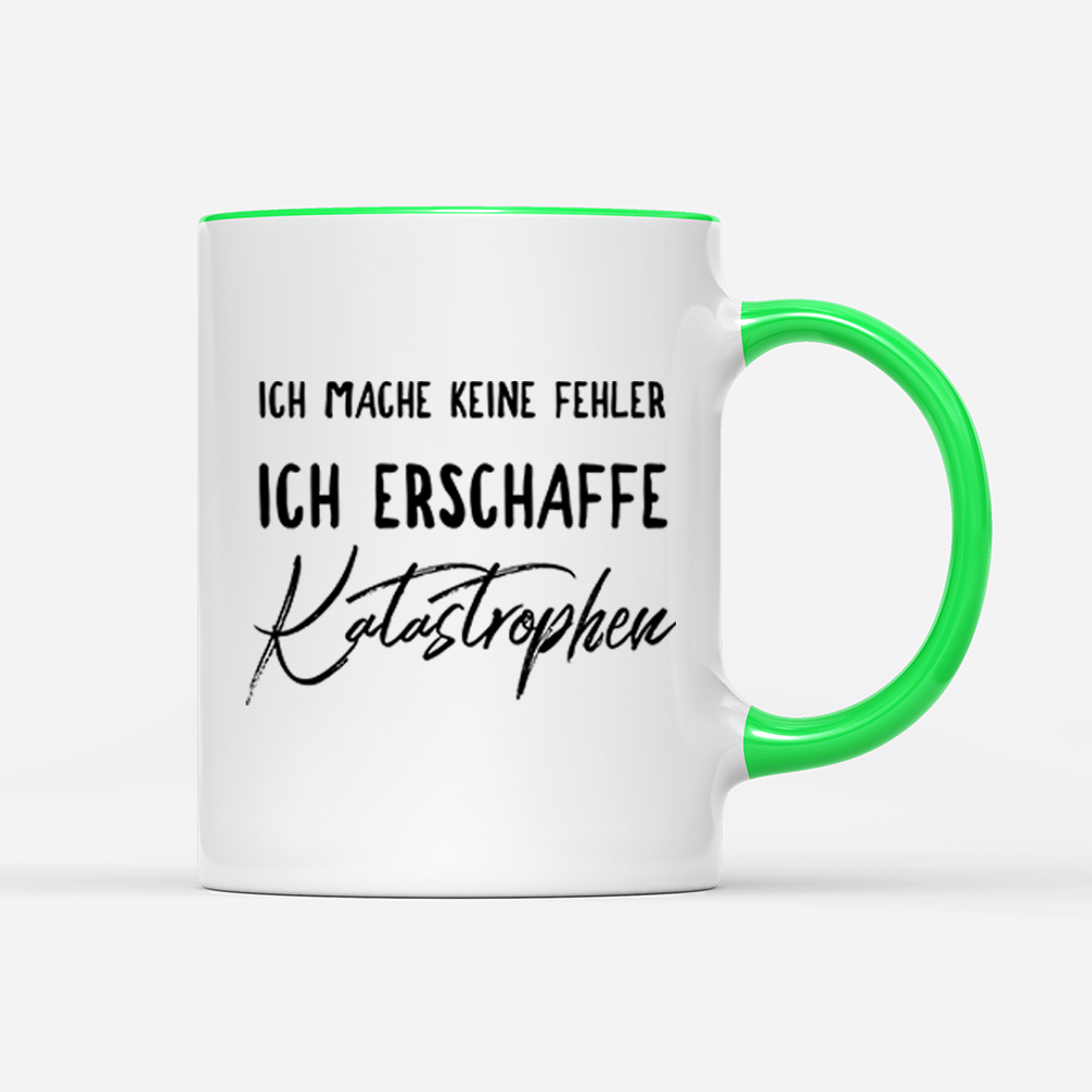 Tasse Ich mache keine Fehler