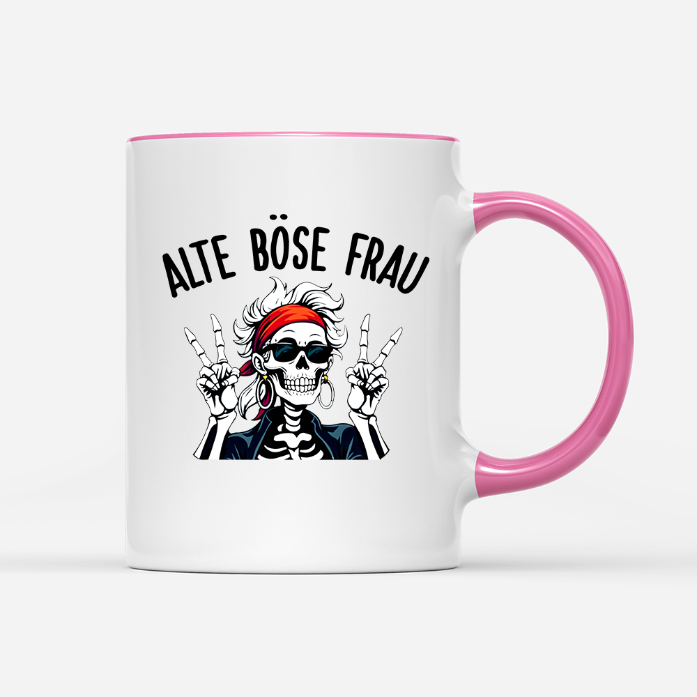 Tasse Alte böse Frau