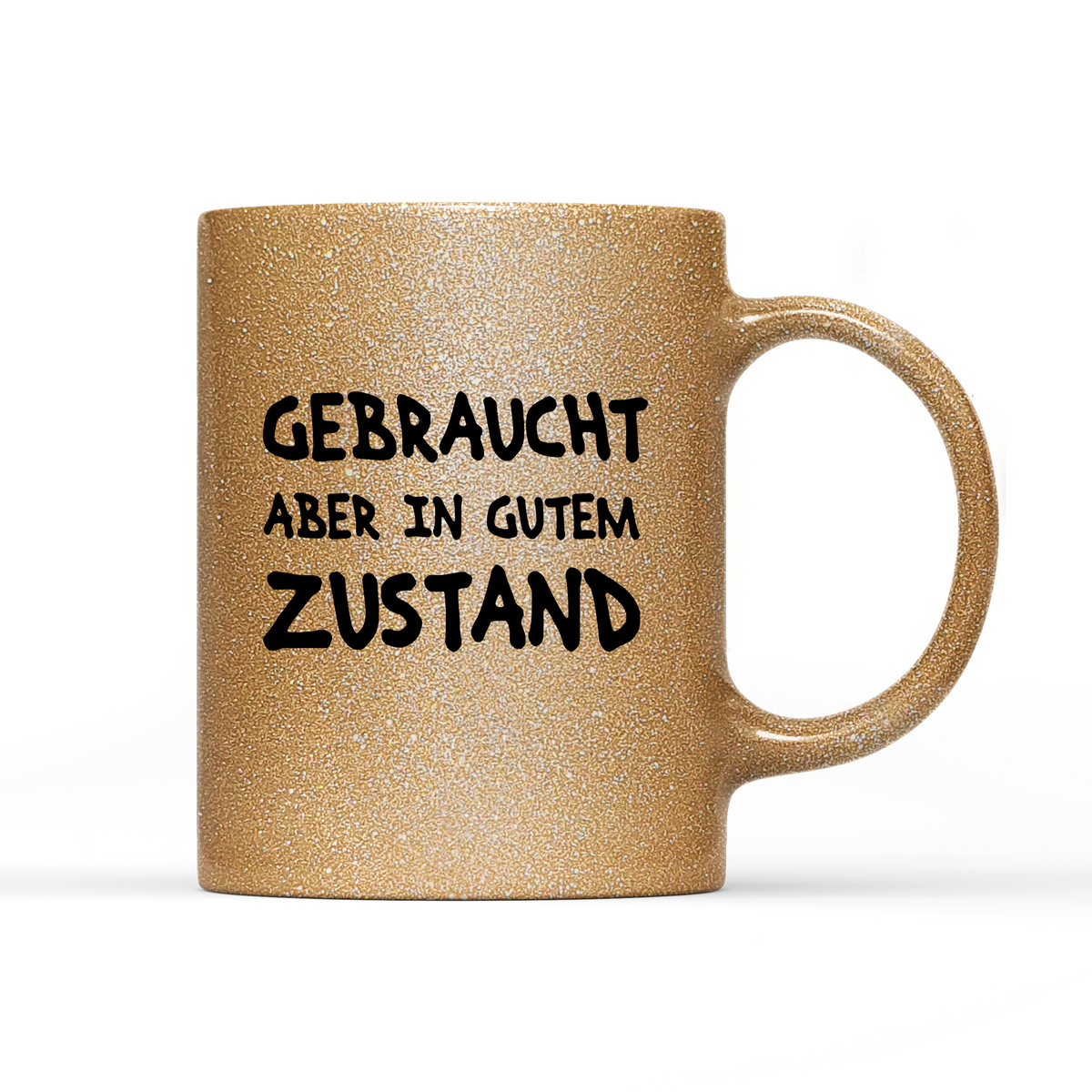 Tasse Glitzer Edition gebraucht aber in gutem zustand
