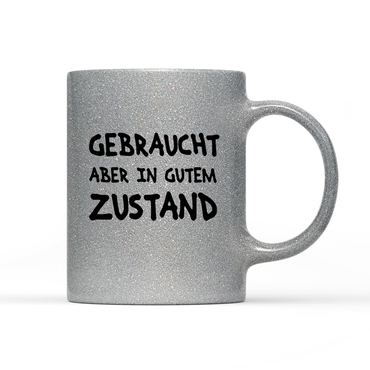 Tasse Glitzer Edition gebraucht aber in gutem zustand