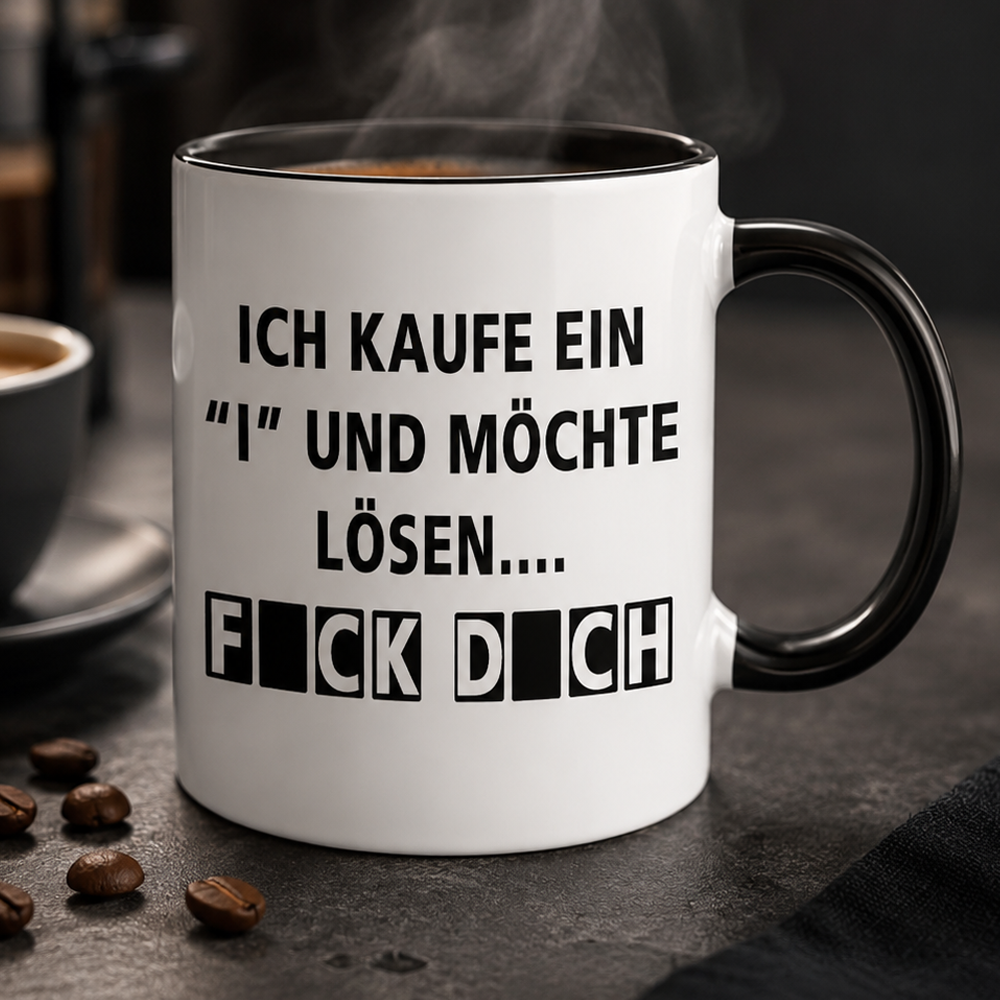 Tasse Kaufe ein i