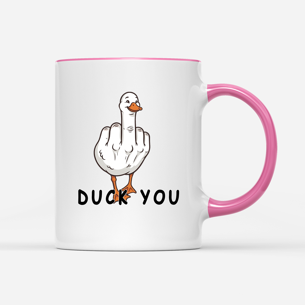 Tasse Duck You Rosa