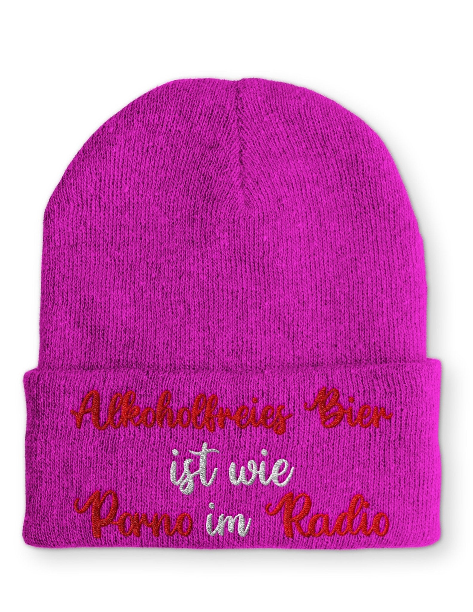 Alkoholfreies Bier Ist Wie Porno Im Radio Beanie Mütze - tshirtladen - Mütze