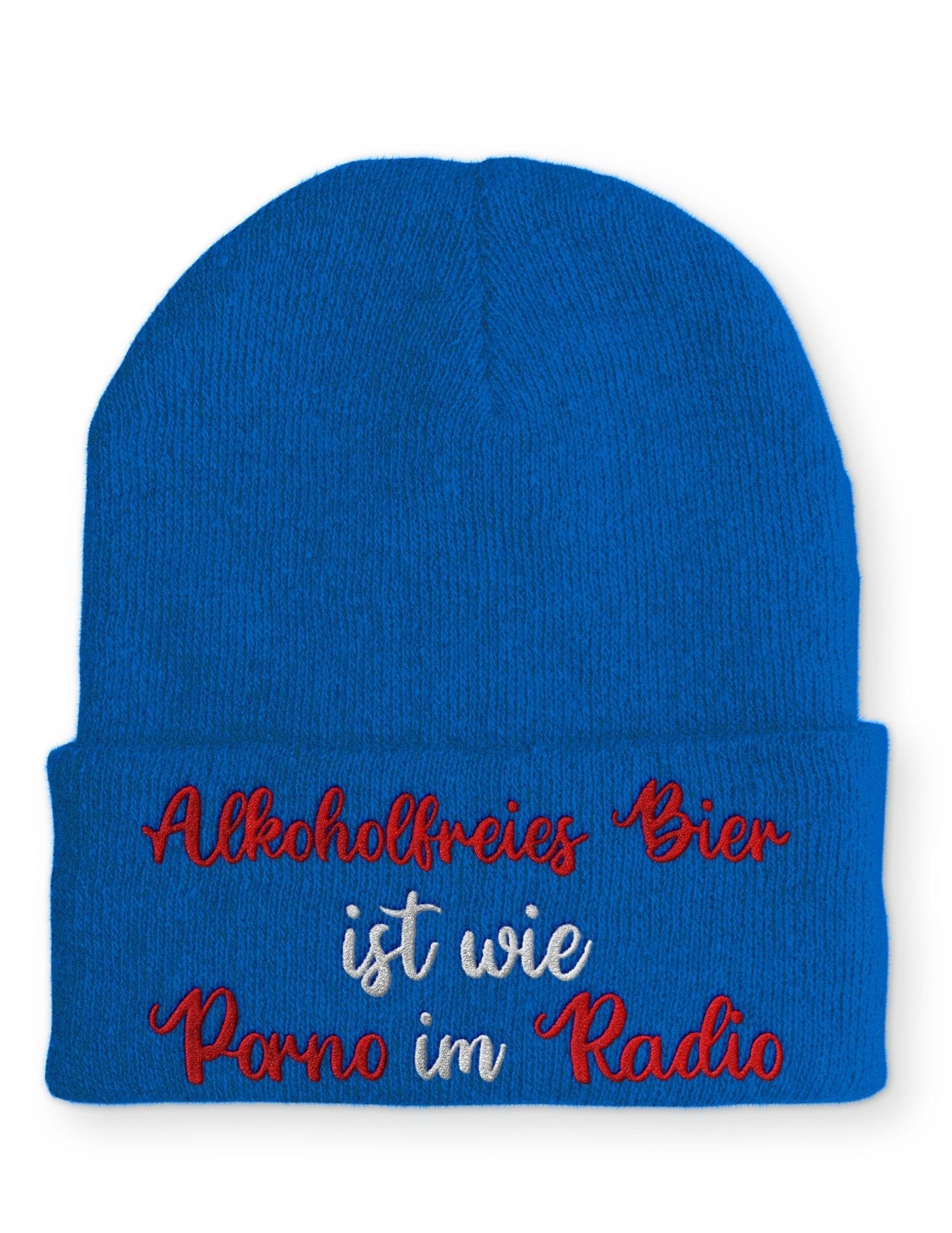 Alkoholfreies Bier Ist Wie Porno Im Radio Beanie Mütze - tshirtladen - Mütze