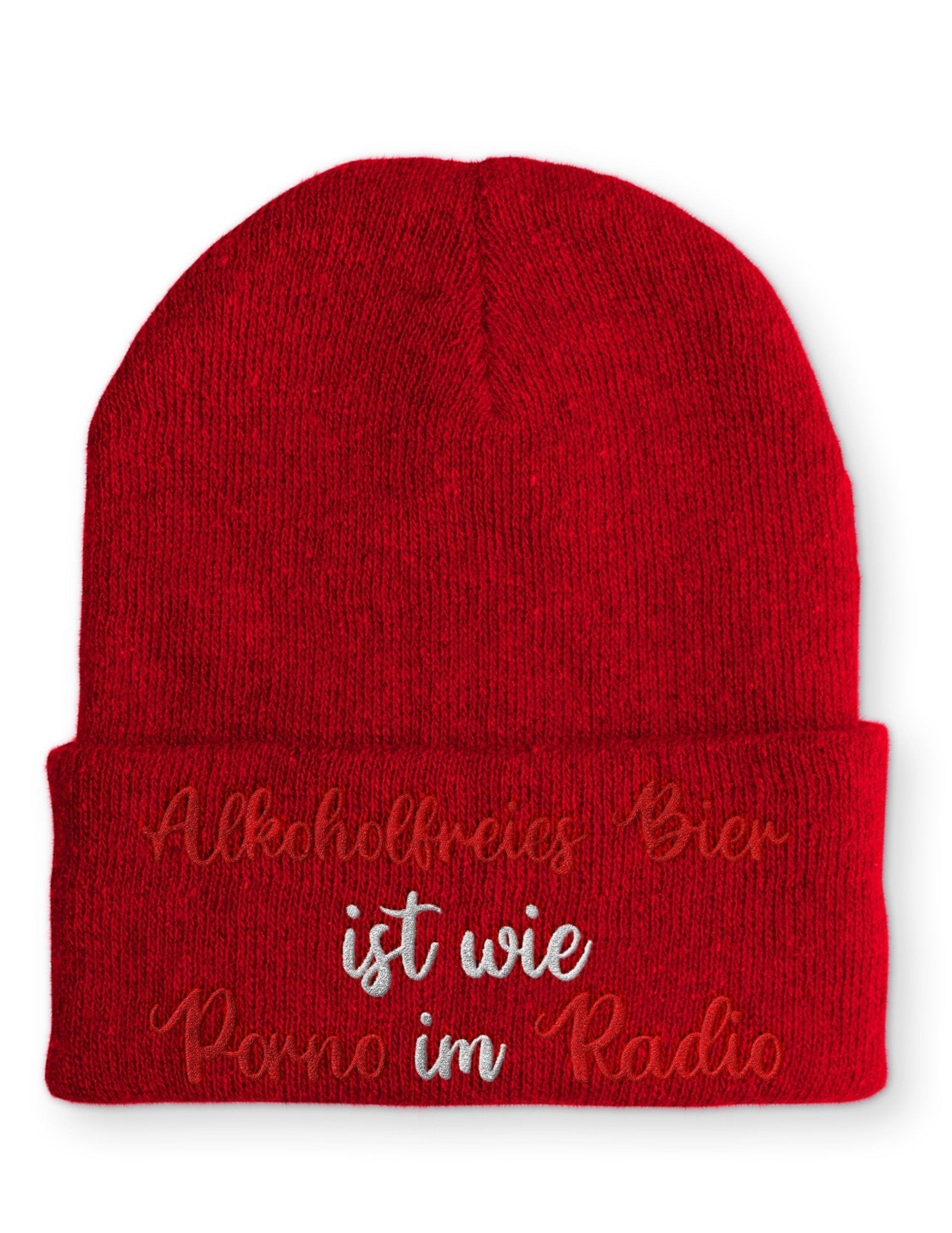 Alkoholfreies Bier Ist Wie Porno Im Radio Beanie Mütze - tshirtladen - Mütze