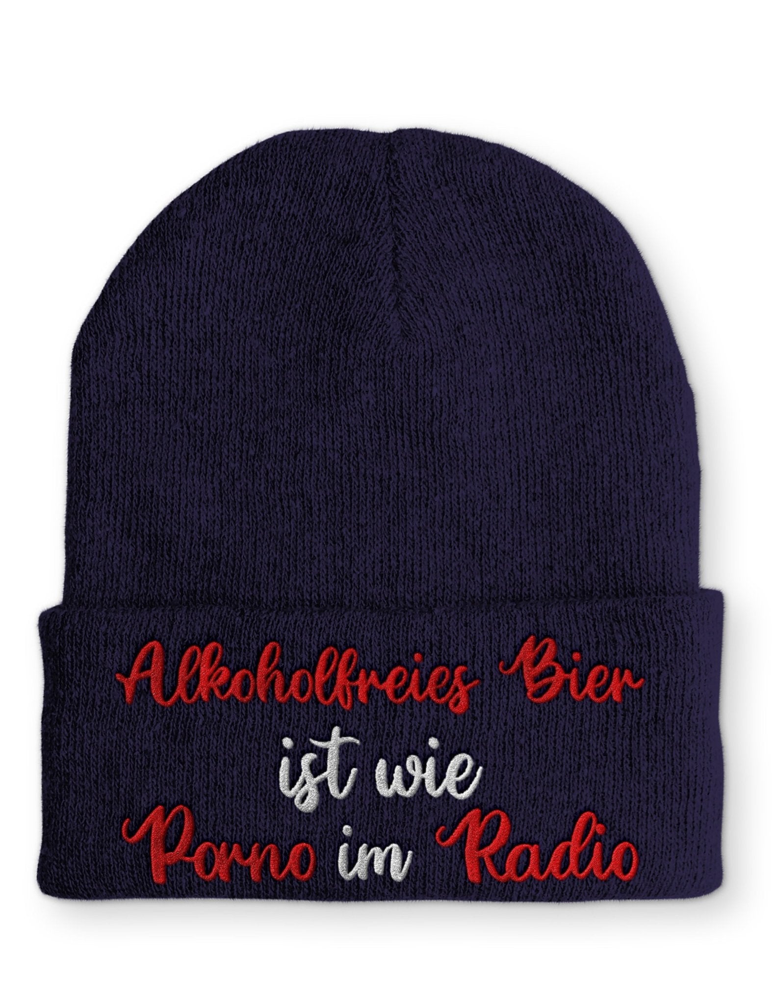 Alkoholfreies Bier Ist Wie Porno Im Radio Beanie Mütze - tshirtladen - Mütze