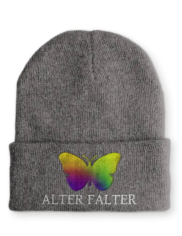 Alter Falter Statement Beanie Mütze mit Spruch für Humor - tshirtladen - Mütze