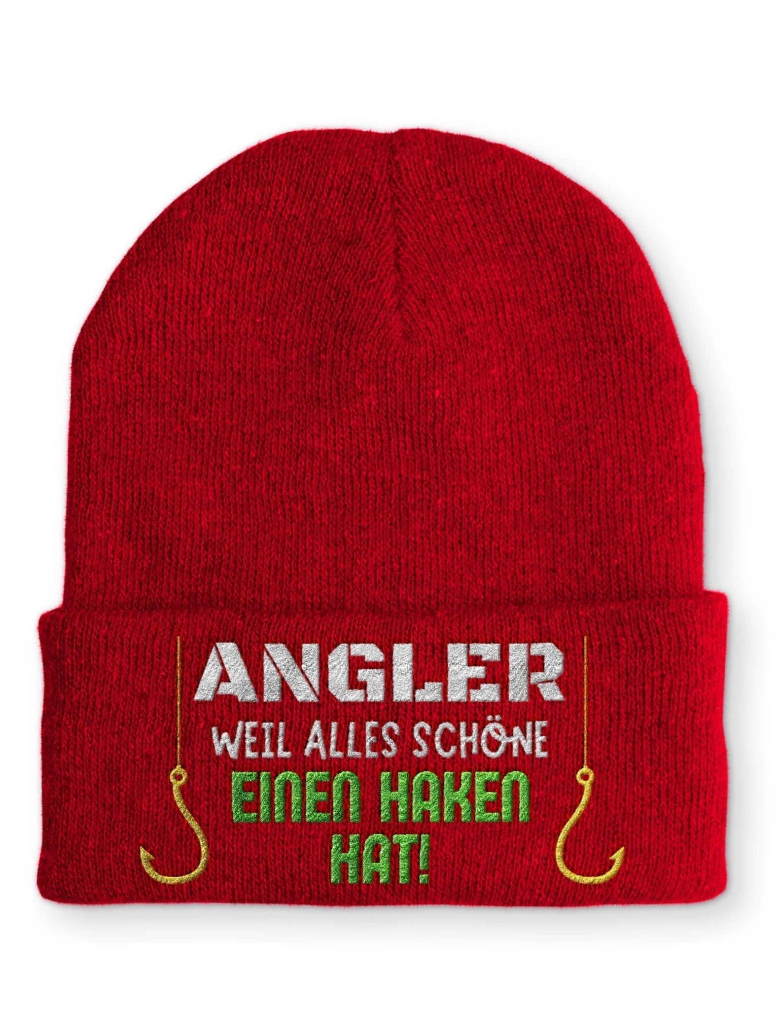 Angler Weil Alles Schöne Einen Haken Hat Beanie Mütze - tshirtladen - Mütze