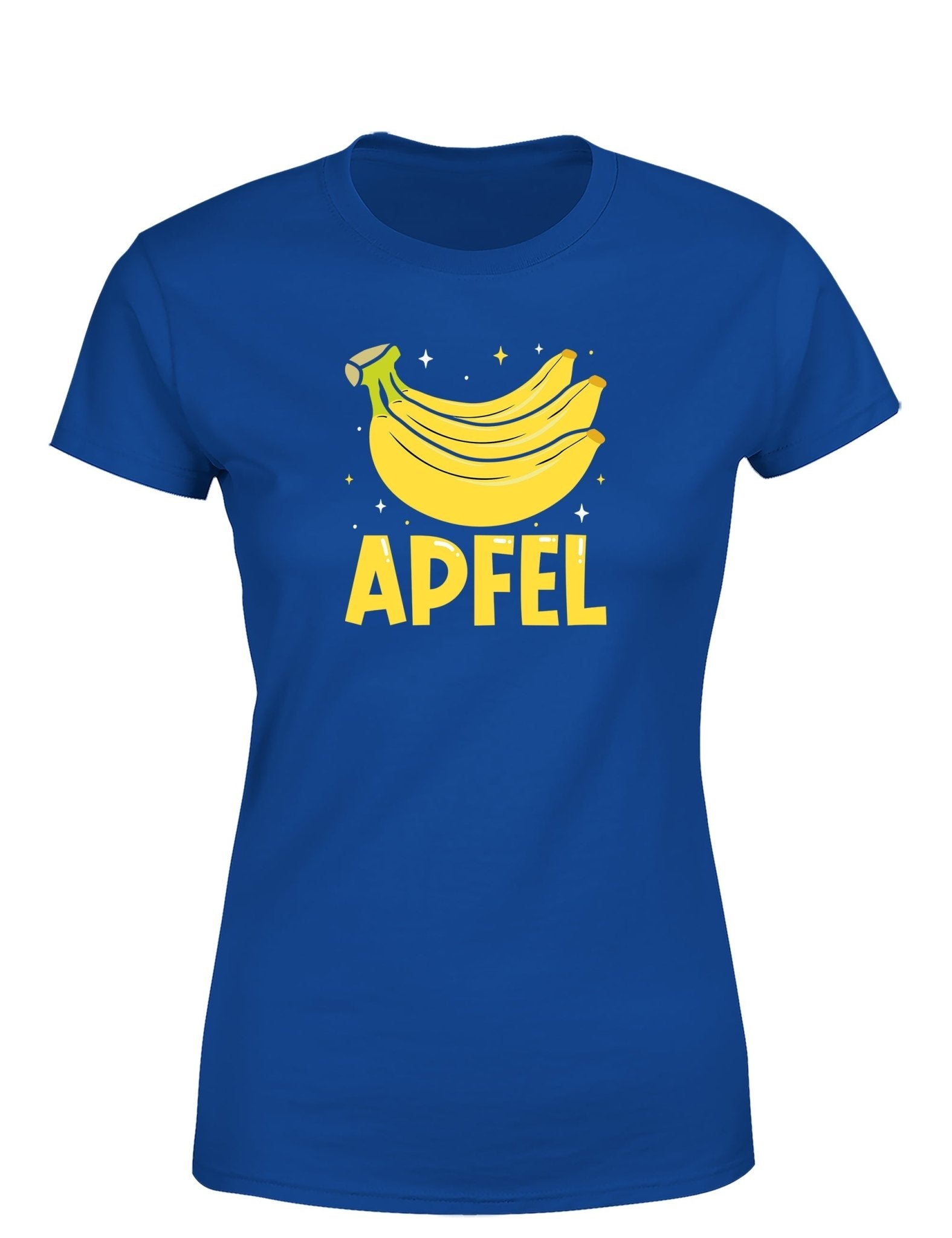 Apfel Banane Party Statement Damen T-Shirt für Spaß und Stil - tshirtladen - T-Shirt