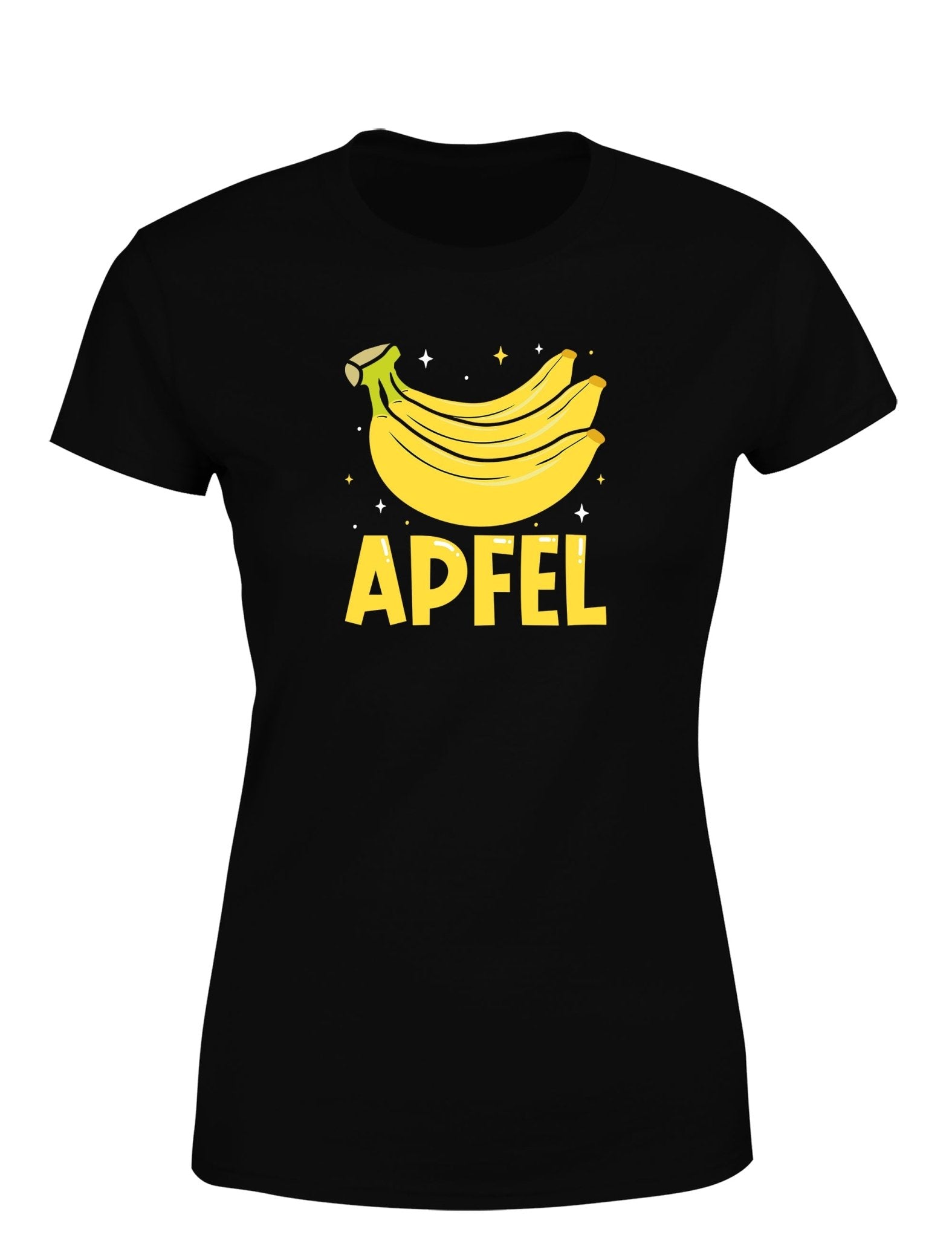 Apfel Banane Party Statement Damen T-Shirt für Spaß und Stil - tshirtladen - T-Shirt