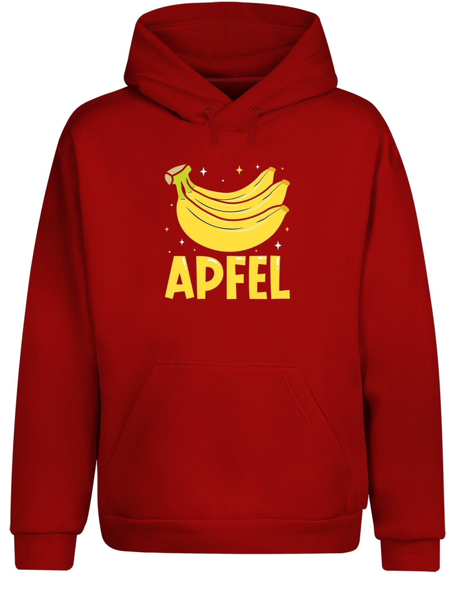 Apfel Banane Party Statement Hoodie Kapuzenpullover Unisex - tshirtladen - Hoodie