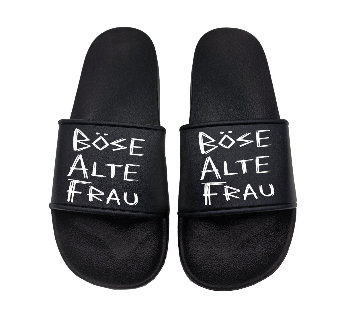 Badeschuhe Böse Alte Frau - Schwarzer - Kaffee