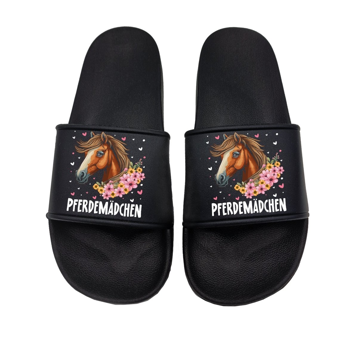 Badeschuhe Pferdemädchen - Schwarzer - Kaffee