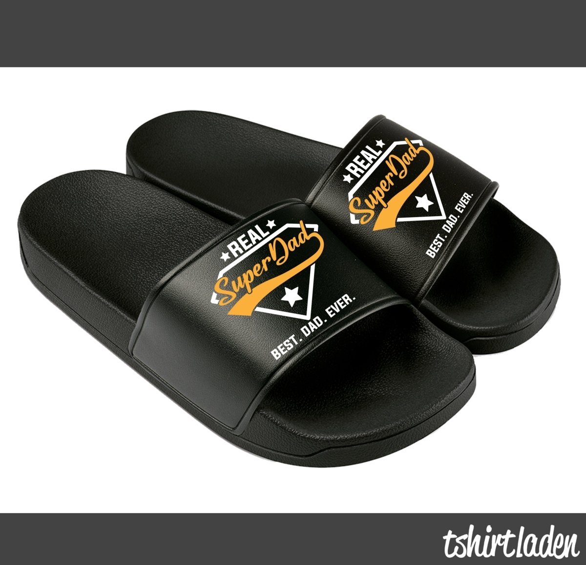 Badeschuhe Real Super Dad - Schwarzer - Kaffee