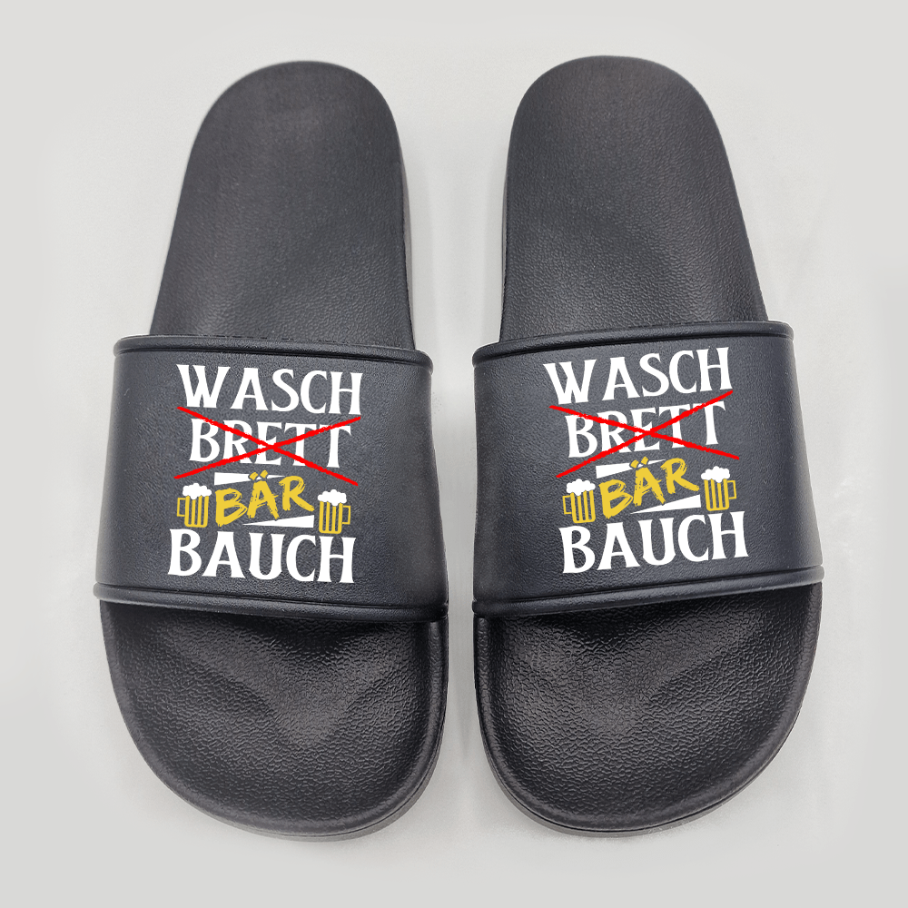 Badeschuhe Wasch Bär Bauch - Schwarzer - Kaffee