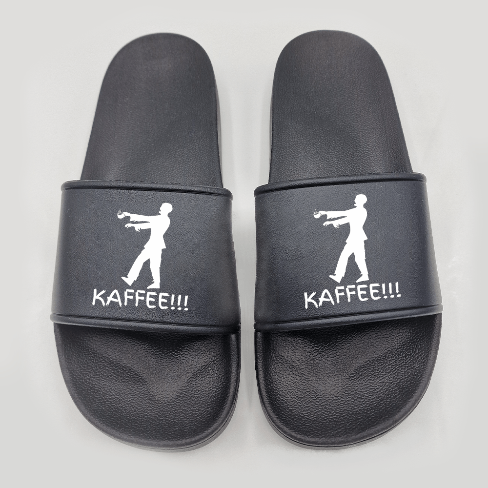 Badeschuhe Zombie Kaffee - Schwarzer - Kaffee
