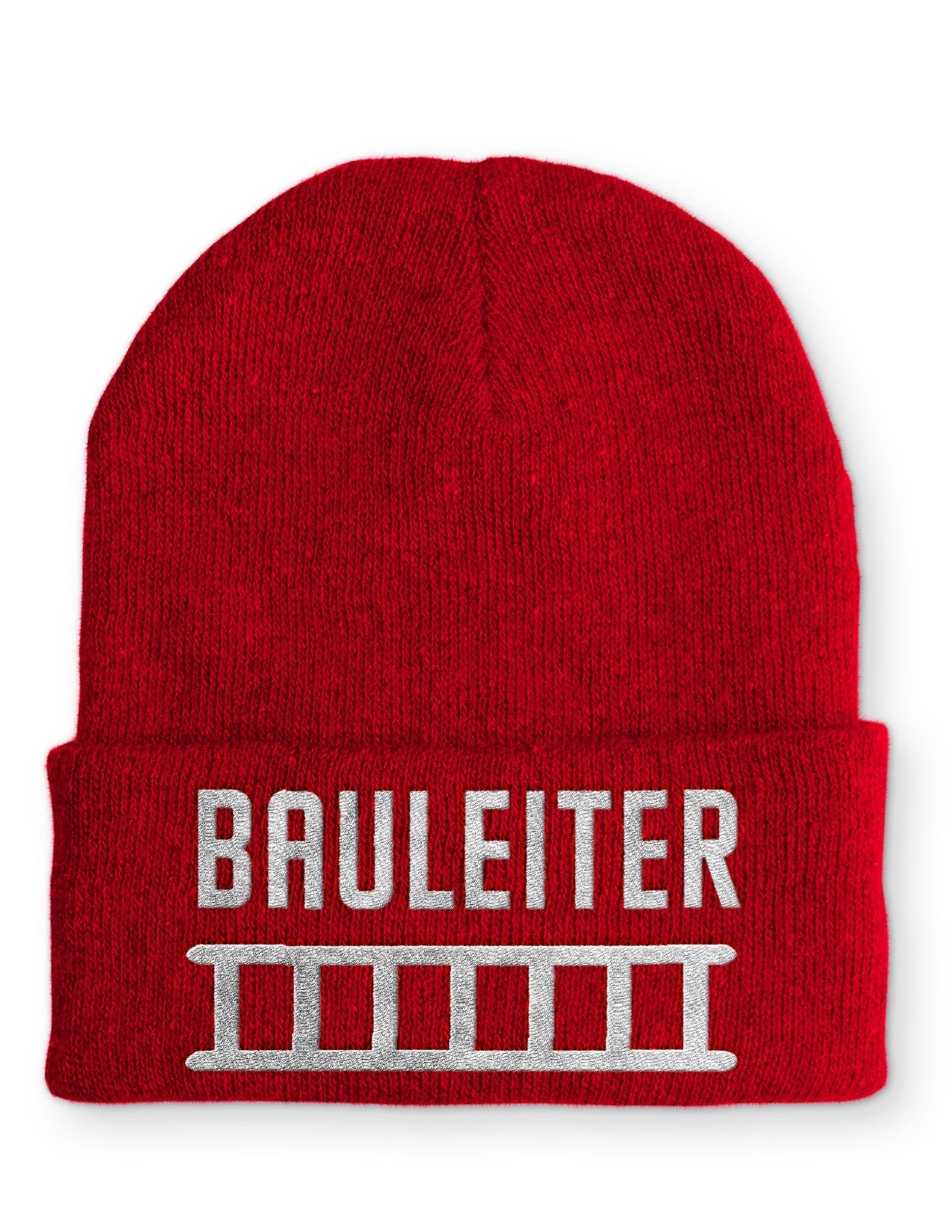 Bauleiter Beanie Mütze mit Spruch - tshirtladen - Mütze