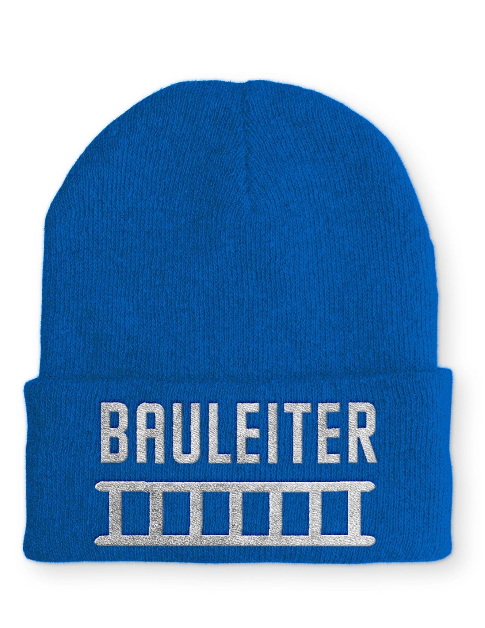 Bauleiter Beanie Mütze mit Spruch - tshirtladen - Mütze
