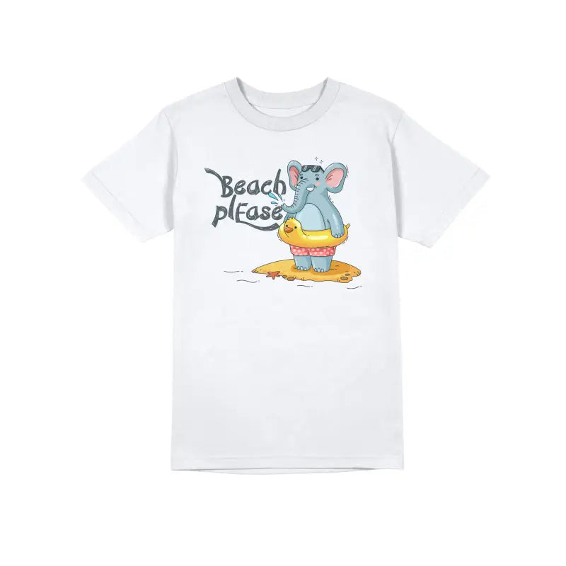 Beach Please Urlaub Statement Herren T - Shirt - S / Weiß