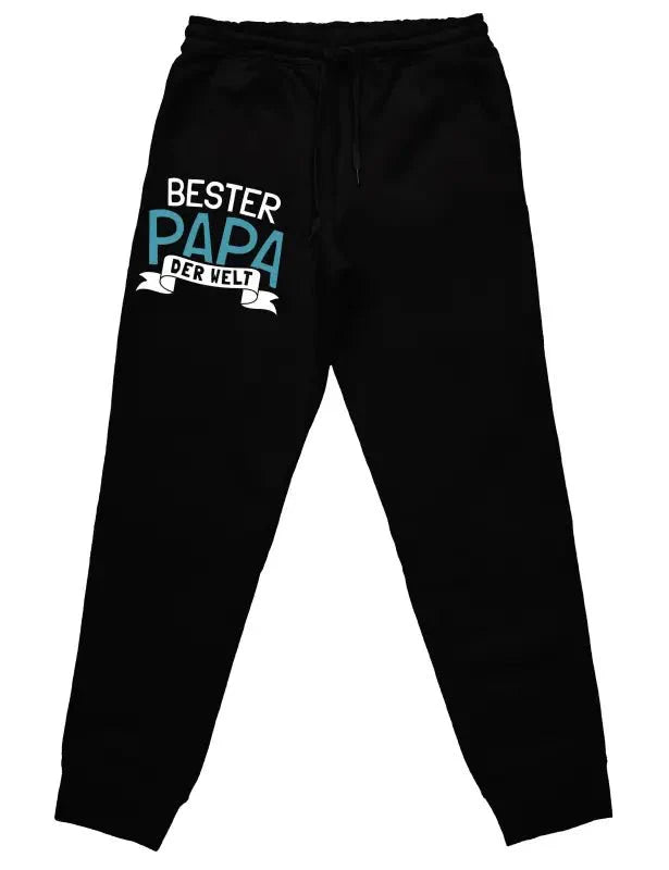 Bester Papa der Welt Jogginghose mit lustigem Spruch - tshirtladen -
