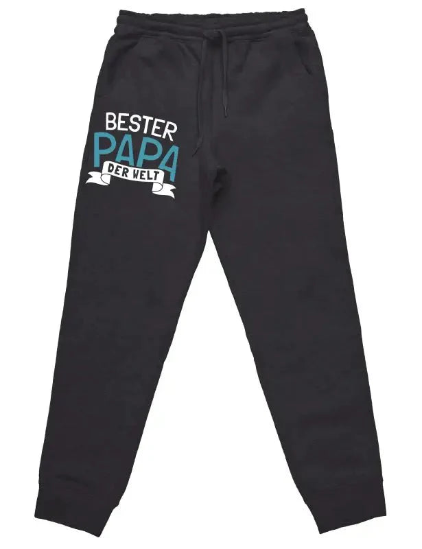 Bester Papa der Welt Jogginghose mit lustigem Spruch - tshirtladen -
