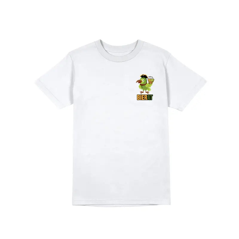 Bierat Bierfashion Herren Unisex T - Shirt - S / Weiß