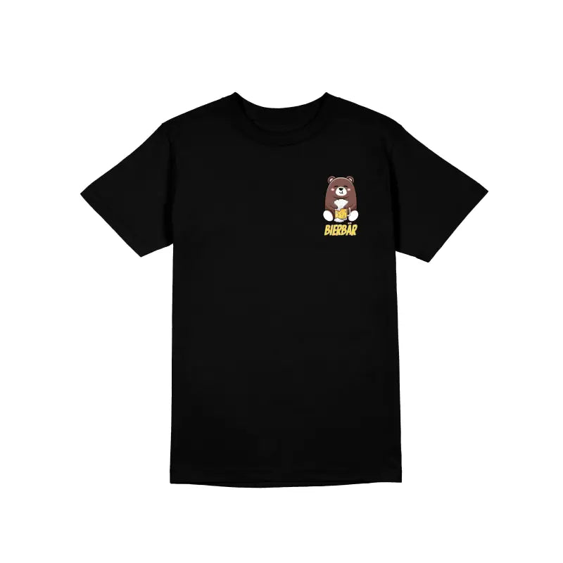 Bierbär Bierfashion Herren Unisex T - Shirt - S / Schwarz