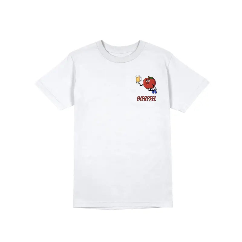 Bierpfel Bierfashion Herren Unisex T - Shirt - S / Weiß