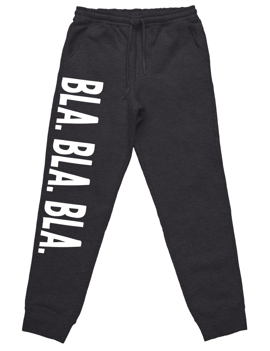 Bla. Bla. Bla. Jogginghose mit lustigem Spruch - Schwarzer - Kaffee