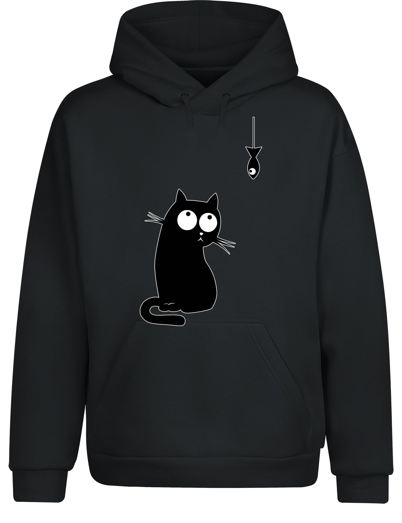 Cat Fish Hoodie Unisex - tshirtladen - Hoodie