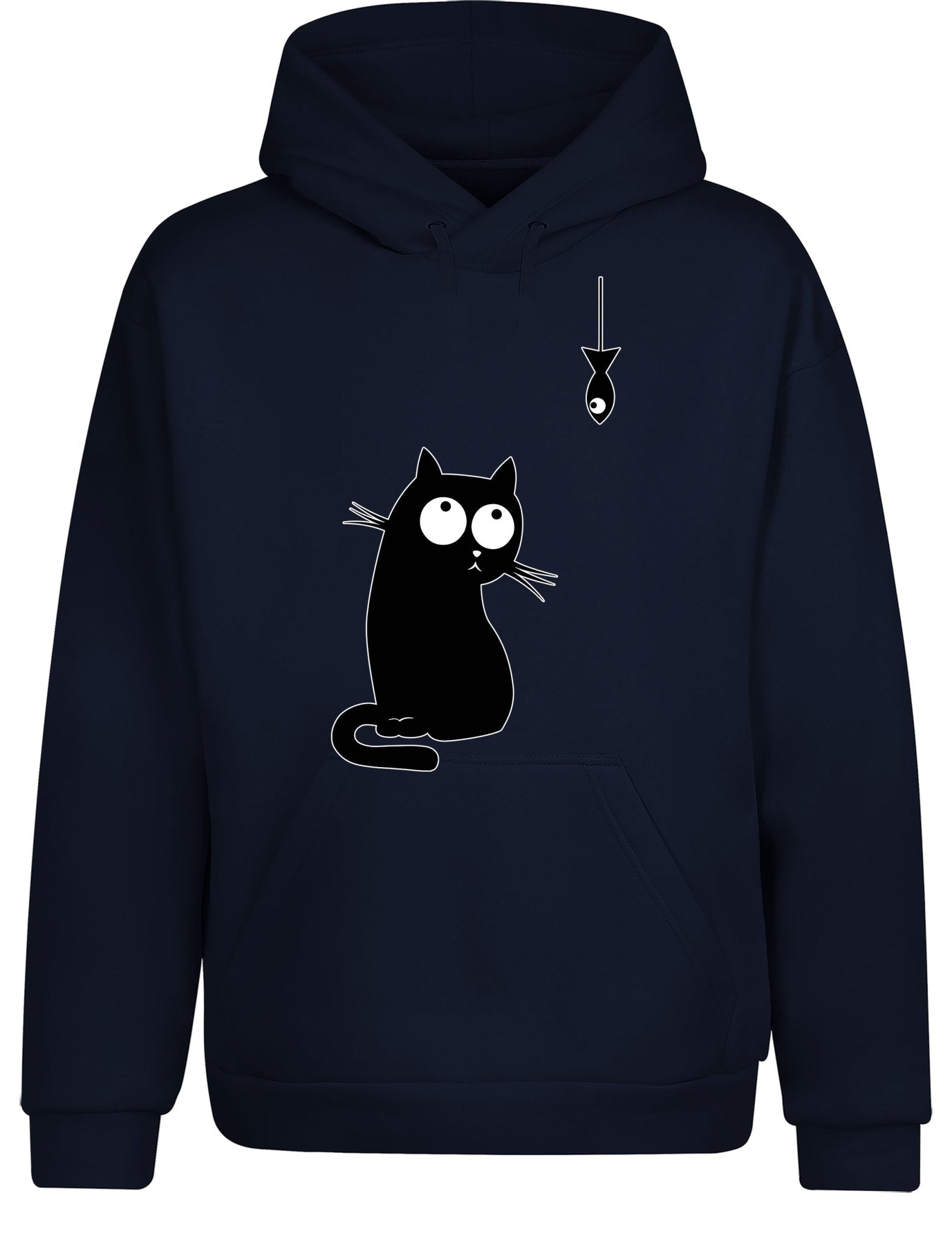 Cat Fish Hoodie Unisex - tshirtladen - Hoodie