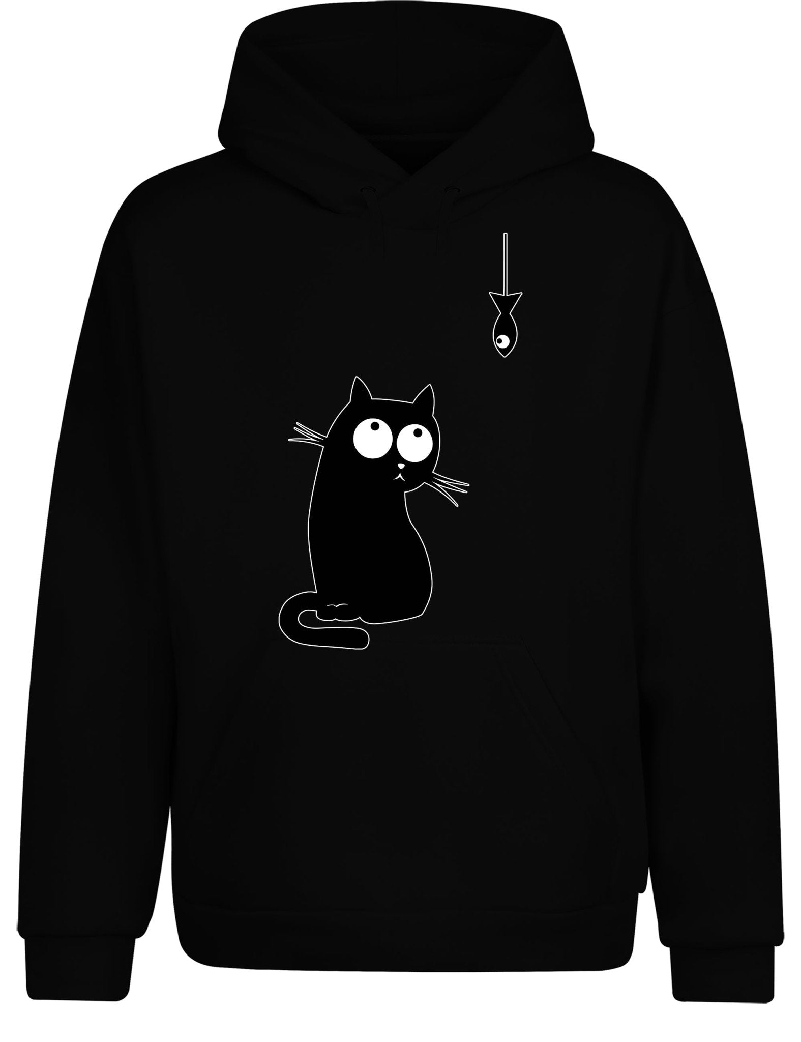 Cat Fish Hoodie Unisex - tshirtladen - Hoodie