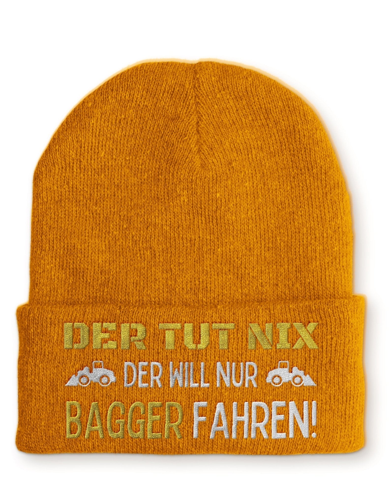 Der tut nix der will nur Bagger fahren Beanie Mütze mit Spruch - tshirtladen - Mütze