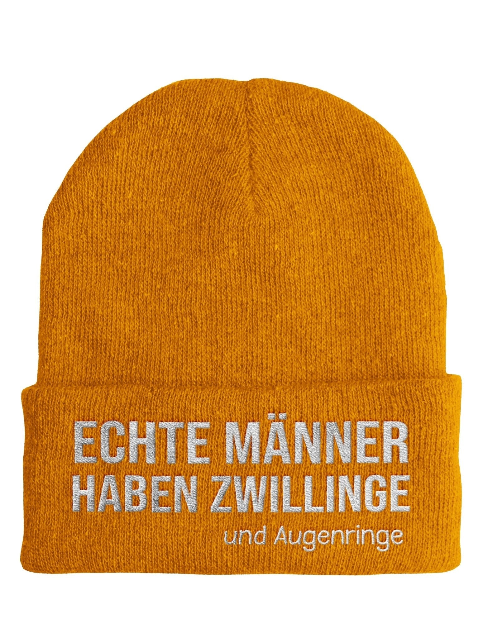 Echte Männer haben Zwillinge - Beanie - Mütze mit Spruch - tshirtladen - Mütze