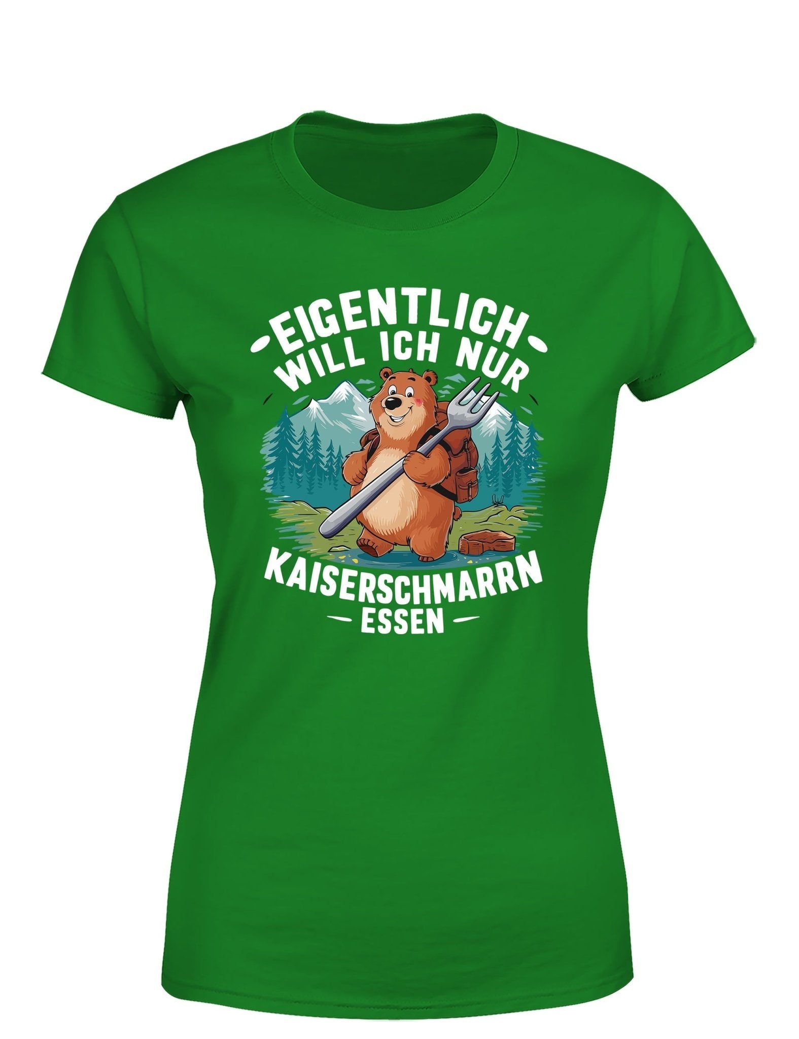 Eigentlich will ich nur Kaiserschmarrn essen Damen T-Shirt - tshirtladen - T-Shirt